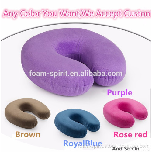 New Memory Foam Neck U-Shape Headrest Pillow Car Air Flight Travel Pillow